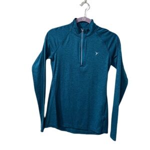 Old Navy Active Blue Quarter Zip Pullover